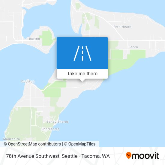Mapa de 78th Avenue Southwest