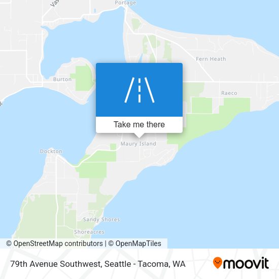 79th Avenue Southwest map