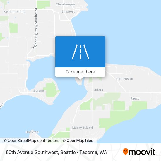 Mapa de 80th Avenue Southwest