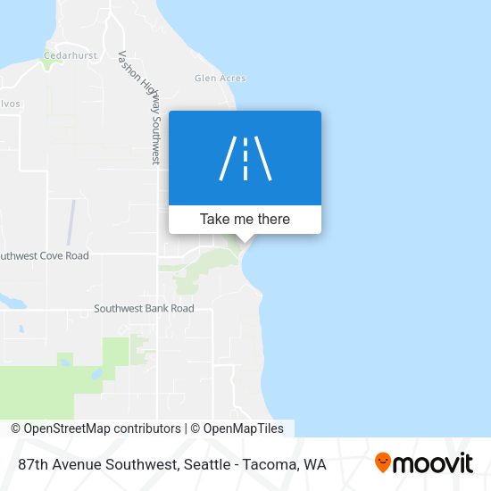 Mapa de 87th Avenue Southwest