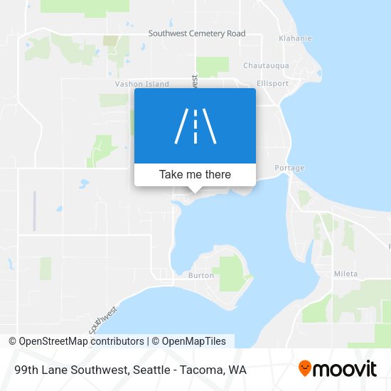 Mapa de 99th Lane Southwest