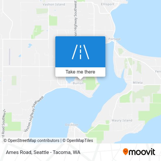 Ames Road map