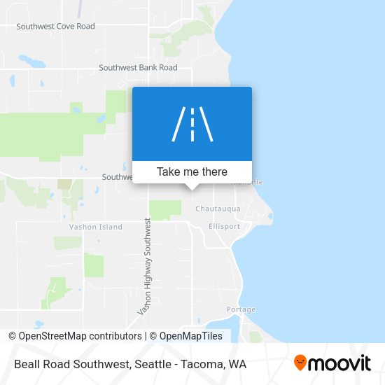 Beall Road Southwest map