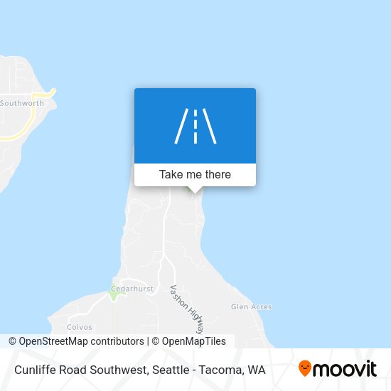 Mapa de Cunliffe Road Southwest