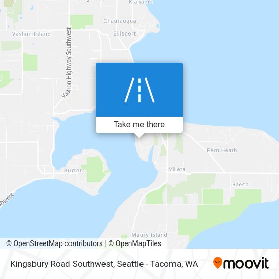 Mapa de Kingsbury Road Southwest
