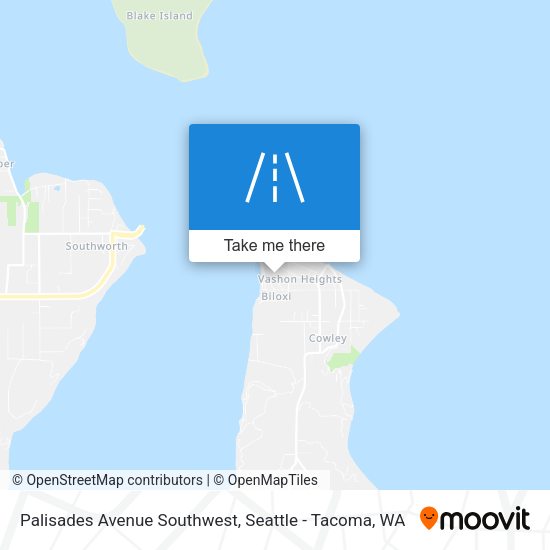 Mapa de Palisades Avenue Southwest