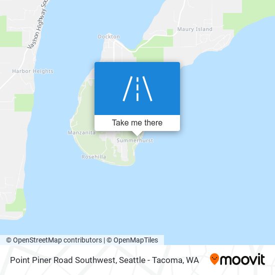 Mapa de Point Piner Road Southwest