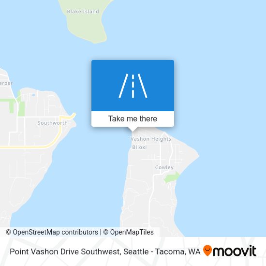 Mapa de Point Vashon Drive Southwest