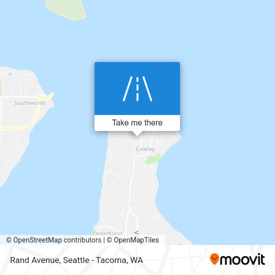 Rand Avenue map