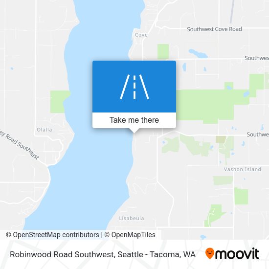 Robinwood Road Southwest map