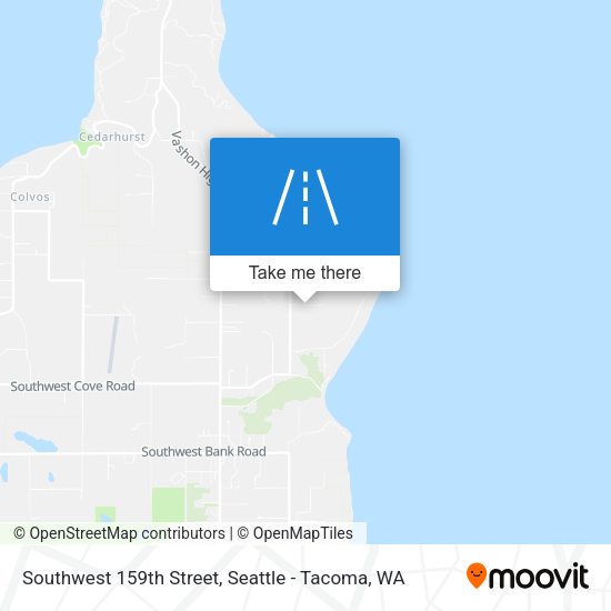 Southwest 159th Street map