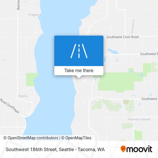 Southwest 186th Street map