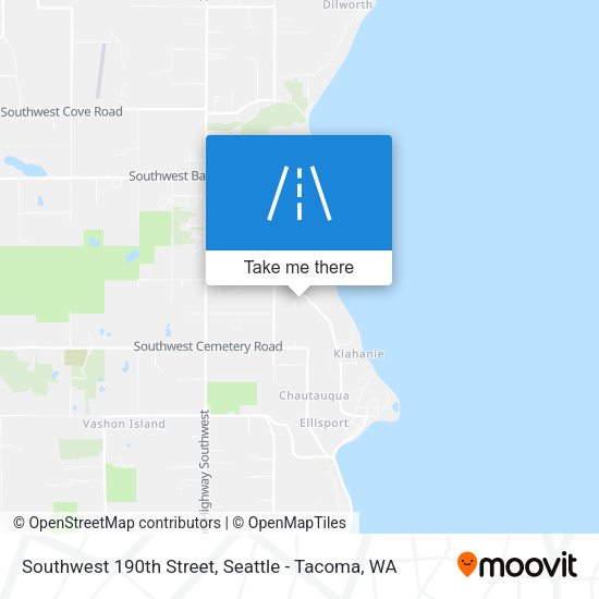 Southwest 190th Street map