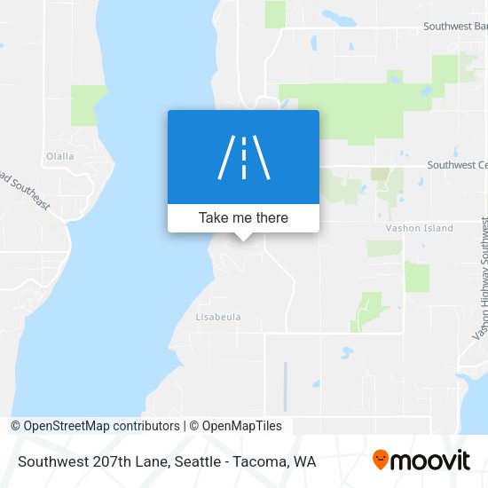 Mapa de Southwest 207th Lane