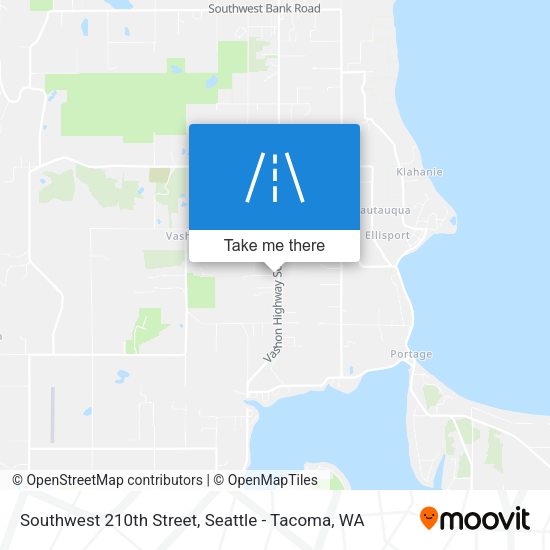 Mapa de Southwest 210th Street