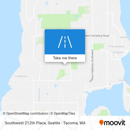 Mapa de Southwest 212th Place