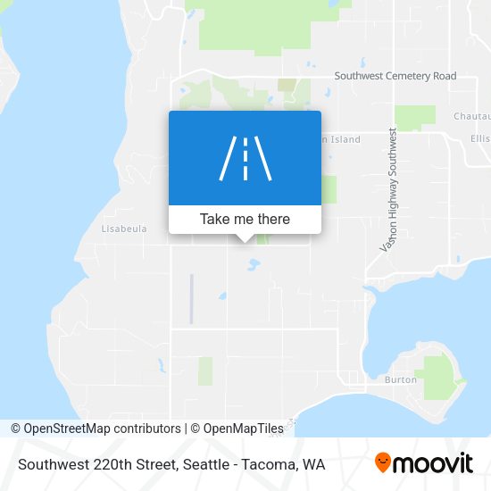 Southwest 220th Street map