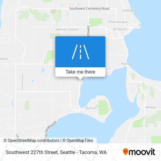 Southwest 227th Street map