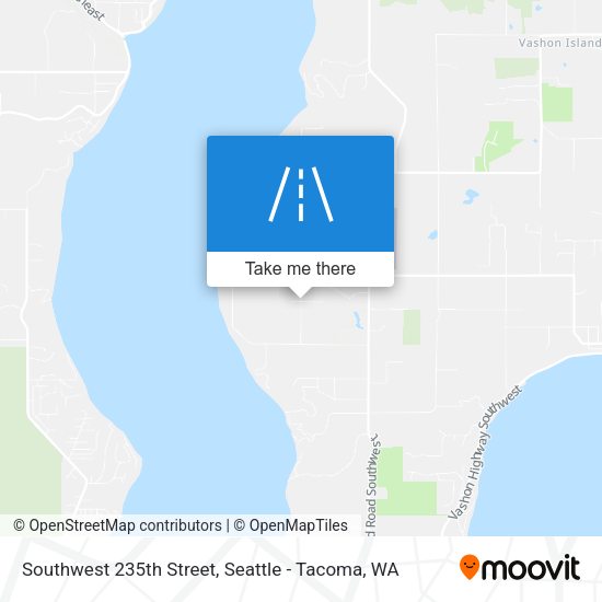 Southwest 235th Street map