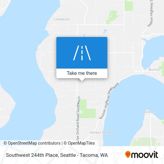 Mapa de Southwest 244th Place
