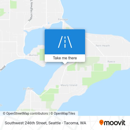 Southwest 246th Street map