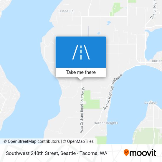 Southwest 248th Street map
