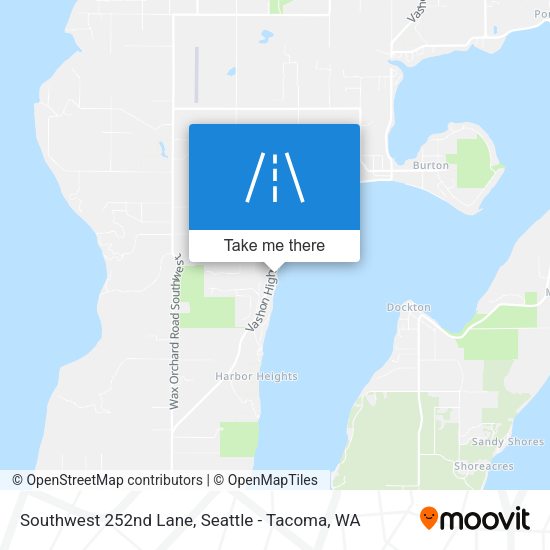 Southwest 252nd Lane map