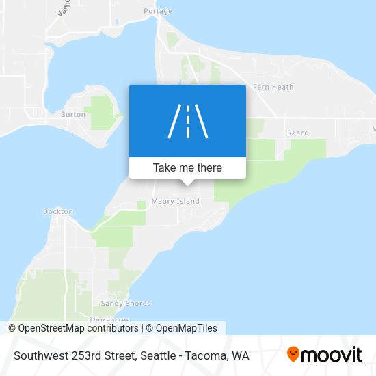 Southwest 253rd Street map