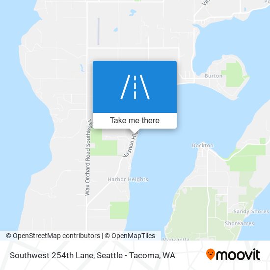 Southwest 254th Lane map