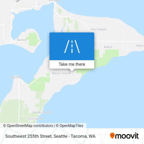 Southwest 255th Street map