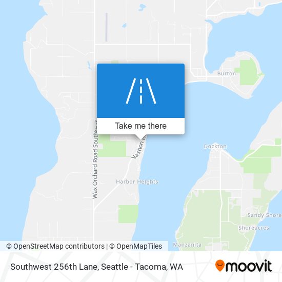 Mapa de Southwest 256th Lane