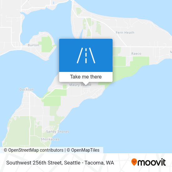 Southwest 256th Street map