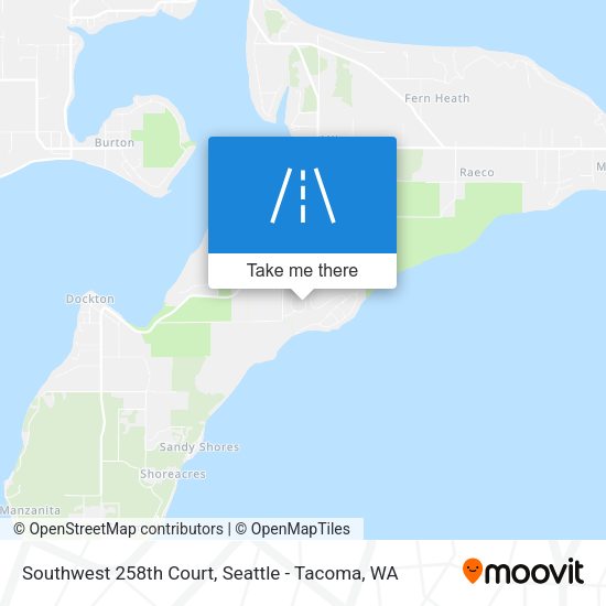 Mapa de Southwest 258th Court