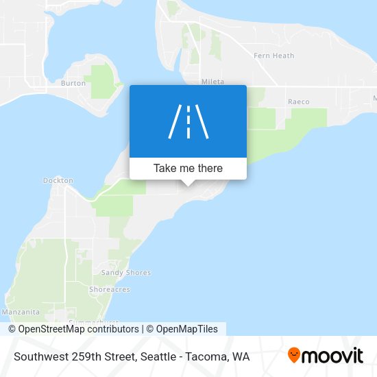 Mapa de Southwest 259th Street