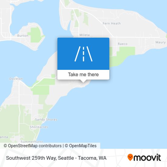 Southwest 259th Way map
