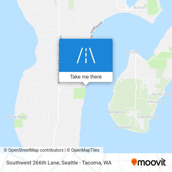 Mapa de Southwest 266th Lane