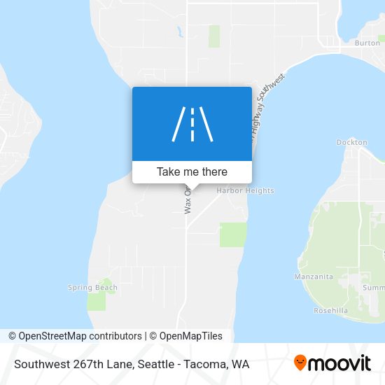 Southwest 267th Lane map