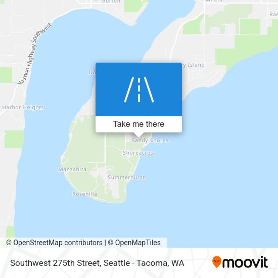 Mapa de Southwest 275th Street