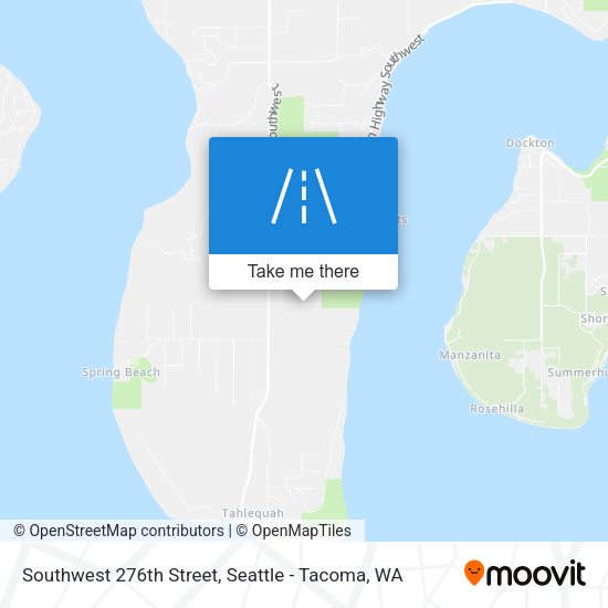 Southwest 276th Street map