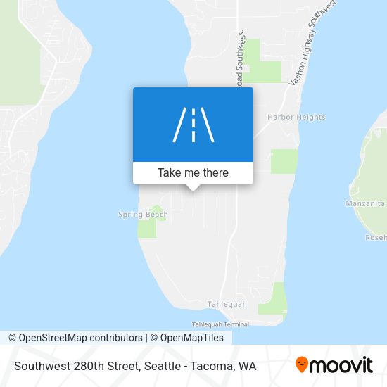 Mapa de Southwest 280th Street