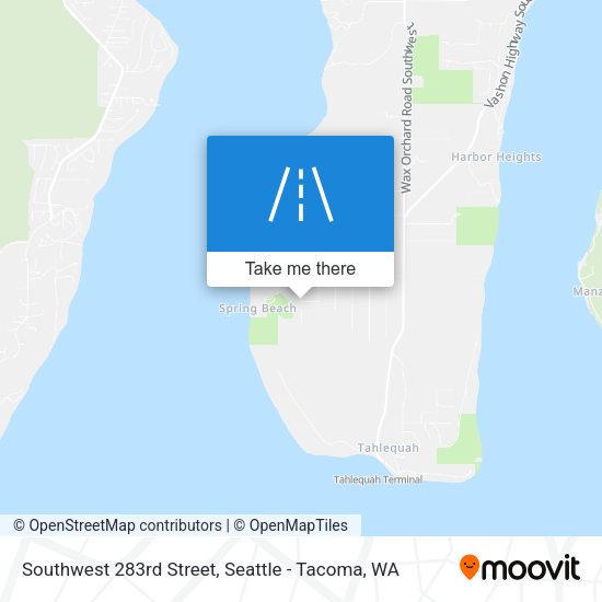 Mapa de Southwest 283rd Street