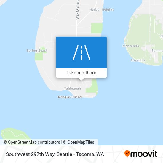 Mapa de Southwest 297th Way