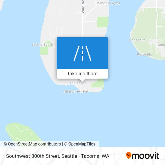 Southwest 300th Street map