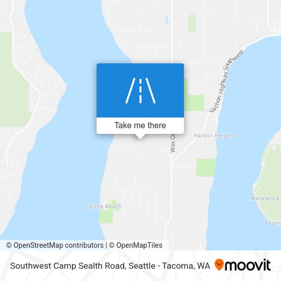 Mapa de Southwest Camp Sealth Road