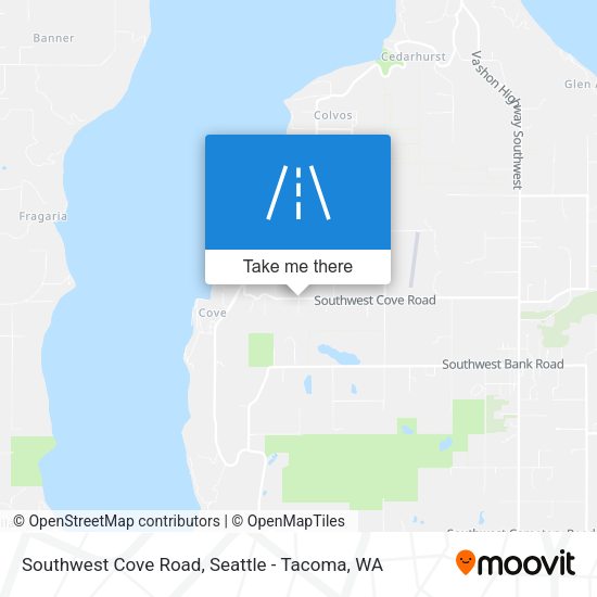Mapa de Southwest Cove Road