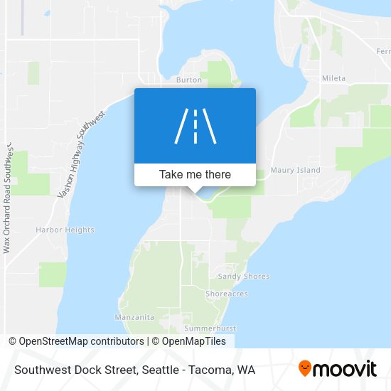 Mapa de Southwest Dock Street