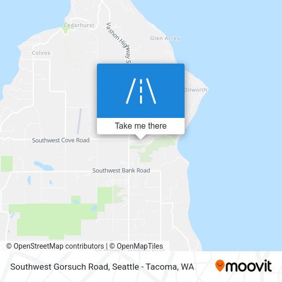 Mapa de Southwest Gorsuch Road