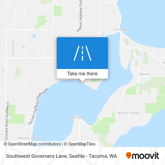Mapa de Southwest Governers Lane