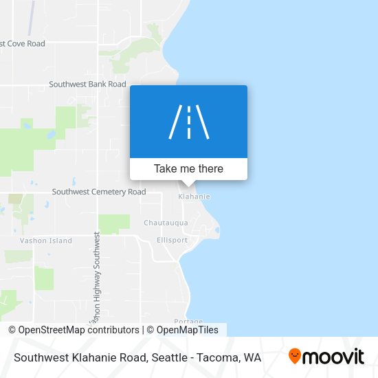 Southwest Klahanie Road map