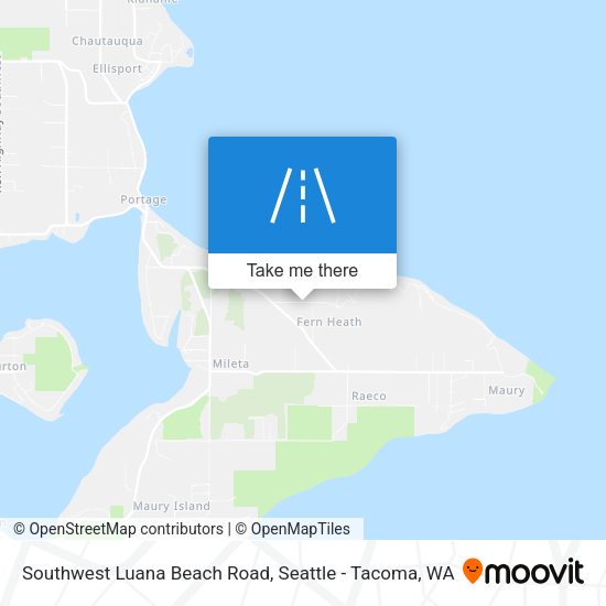 Mapa de Southwest Luana Beach Road